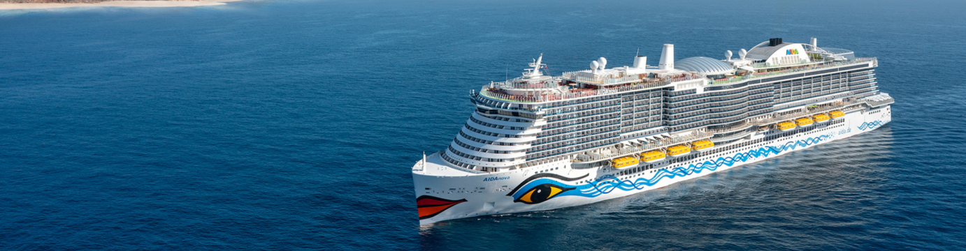 AIDA unterwegs auf dem Meer