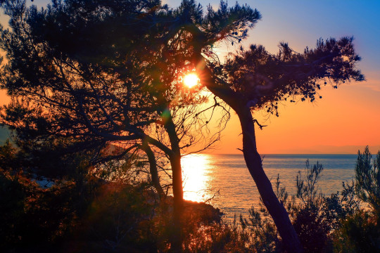 Abendstimmung am Mittelmeer